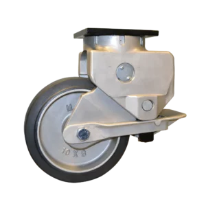 MS 10x3 Aluminum Caster With Brake