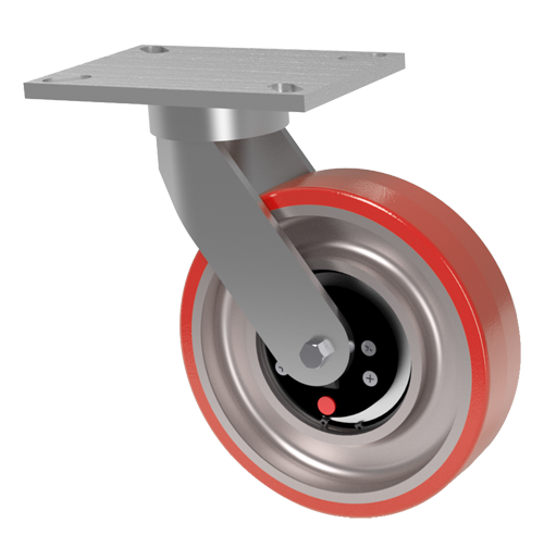 Quiet and Noise Reducing industrial Casters
