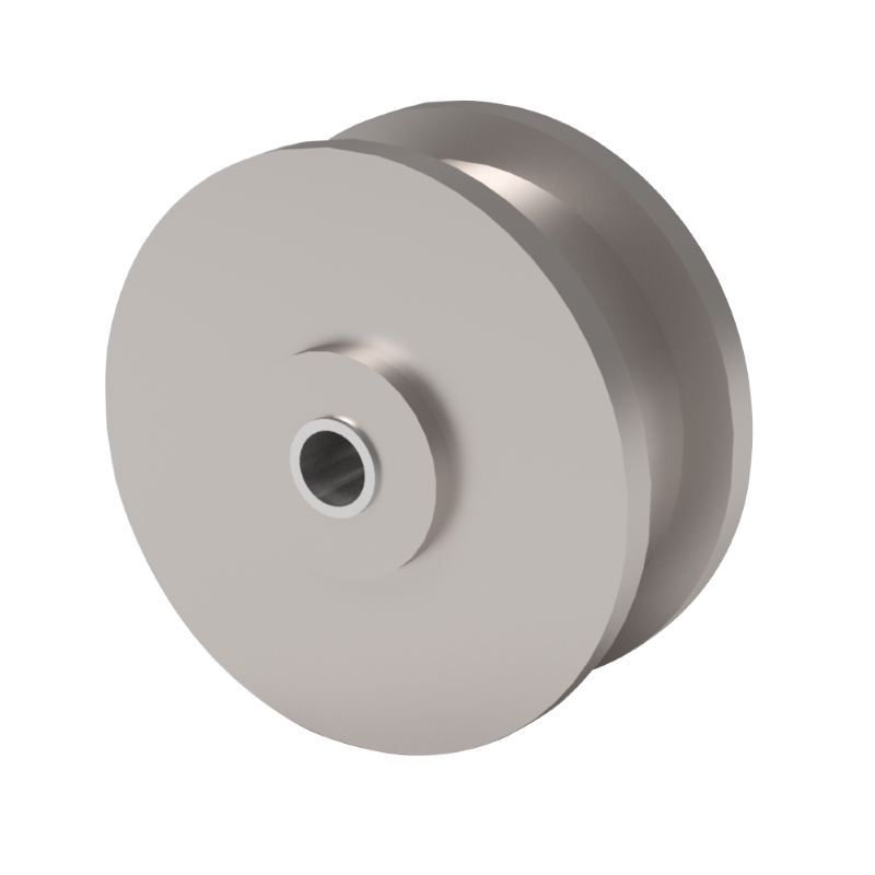 Dual Flanged and U-Groove Wheels