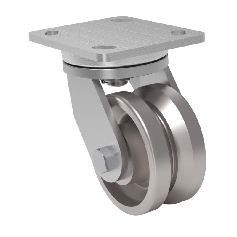 heavy duty v groove casters
