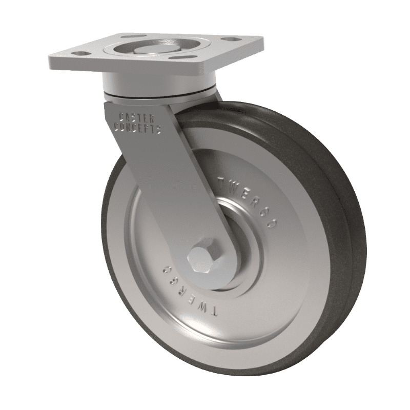 4x2 TWERGO T/R-95 Polyurethane Swivel Caster
