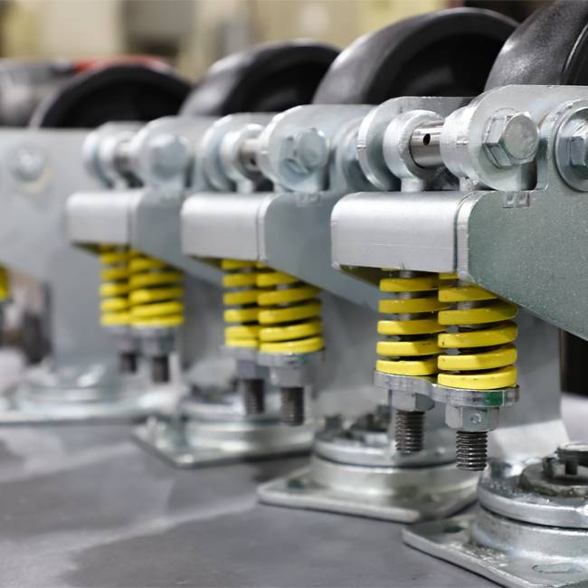 Shock-Absorbing Casters