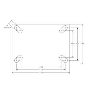 plate and stem casters
