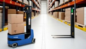 automated warehousing with robots