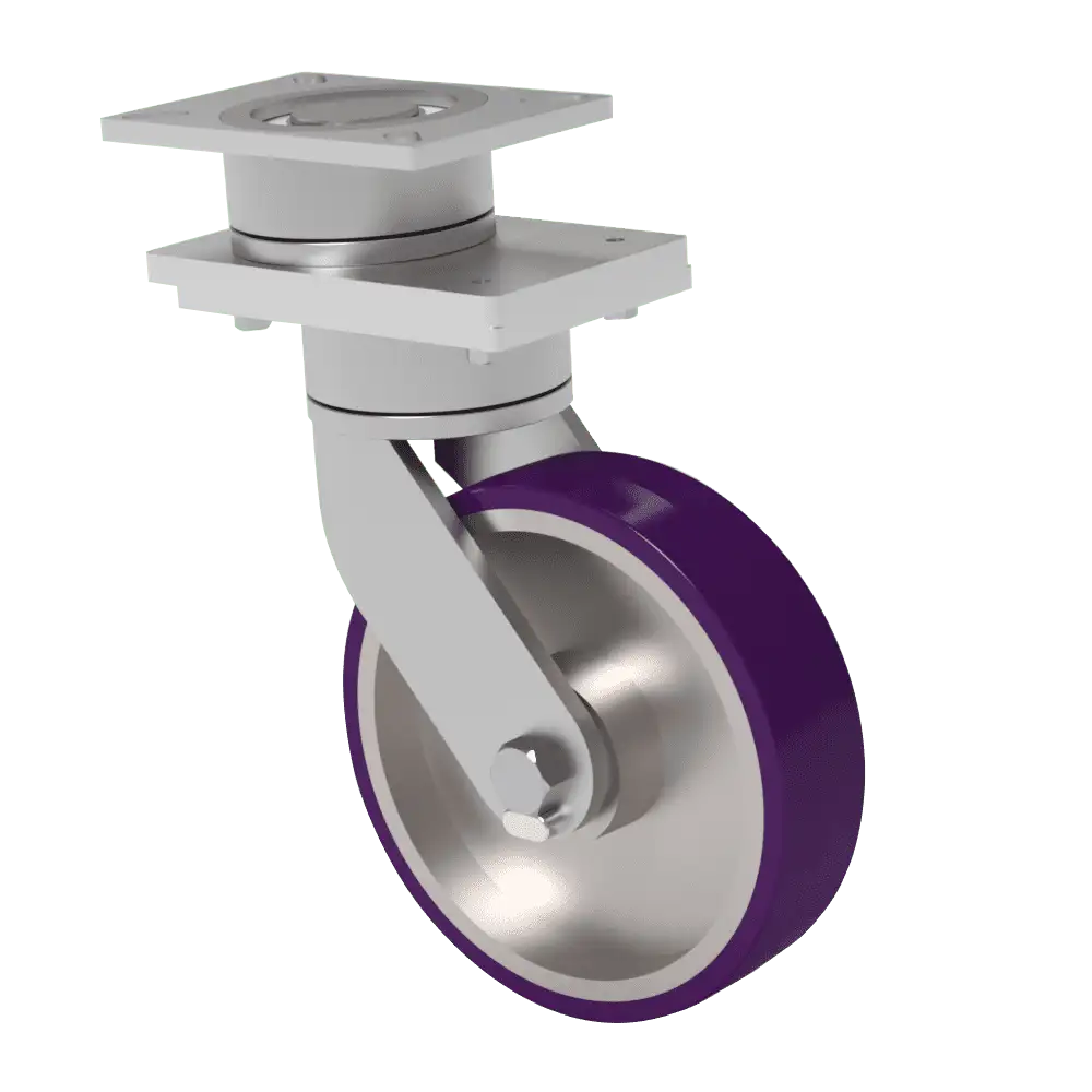 10x3 HPPT Polyurethane Swivel On Swivel (SoS) Caster