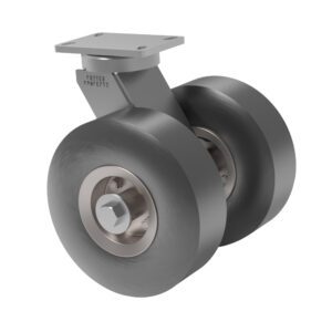 Dual Wheel Pneumatic Rubber Swivel Caster