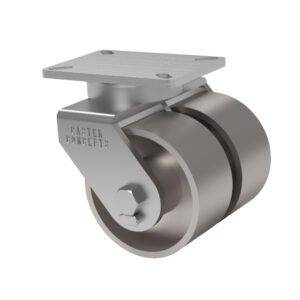 6×3 Dual Wheel Cast Iron Swivel Caster