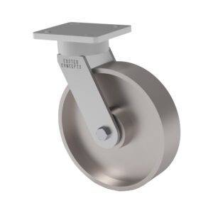 4x2 Cast Iron Swivel Caster