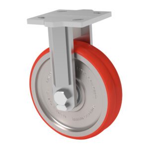 10x2 Hercules T/R Polyurethane Rigid Caster W/ TWERGO Wheel