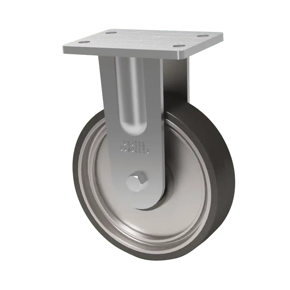 6x2 CasterShoX T/R-95 Polyurethane Rigid Caster