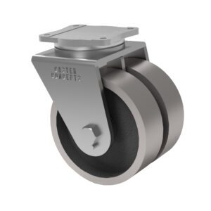 10x3 Dual Wheel H.D. Forged Steel Rigid Caster