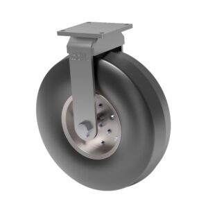 23×6.50/10 Pneumatic Rubber Rigid Caster