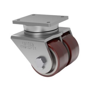 6×3 Dual Wheel Standard Polyurethane Swivel Caster