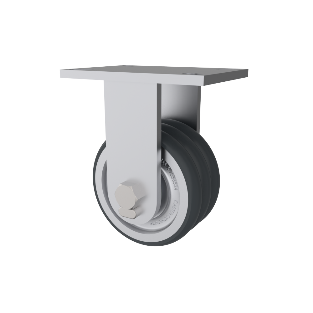 6x3 TWERGO T/R-95 Polyurethane Rigid Caster