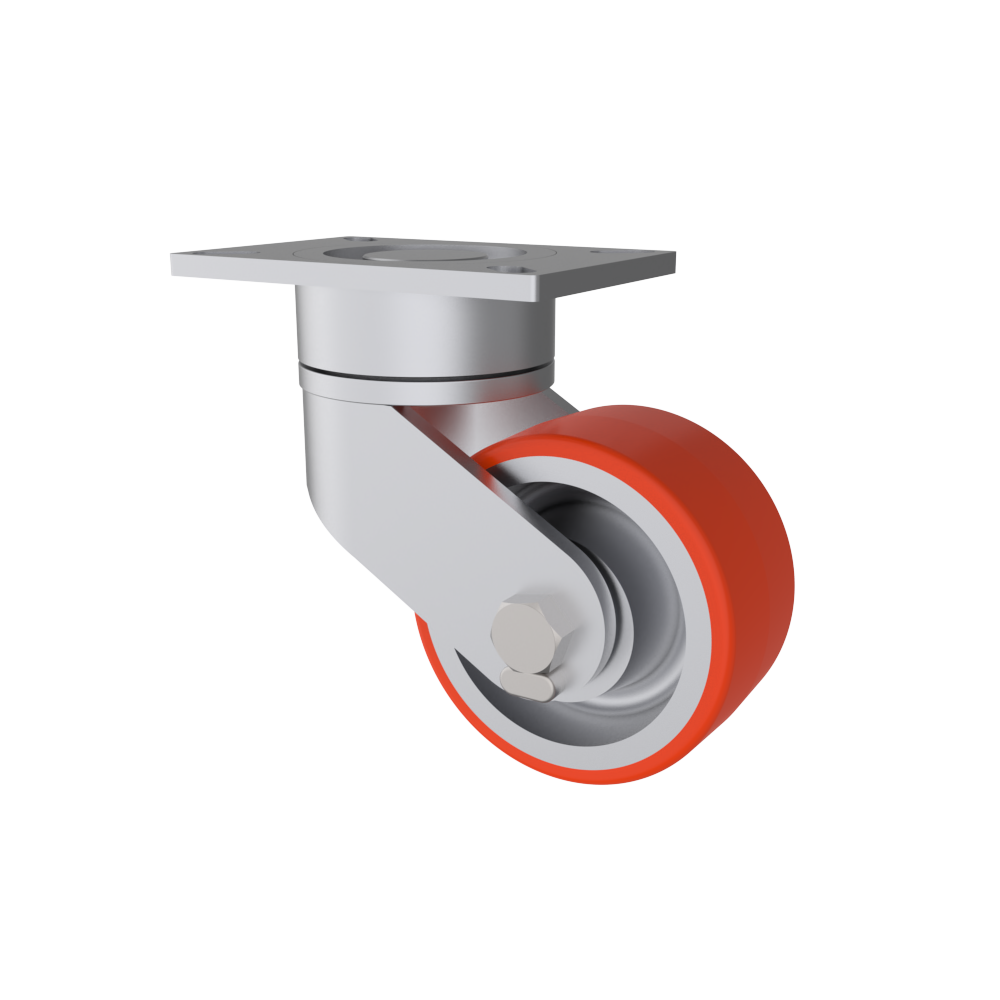 10x3 T/R Polyurethane Maintenance Free Swivel Caster