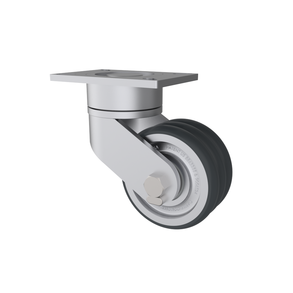 12x3 TWERGO T/R-95 Polyurethane Swivel Caster
