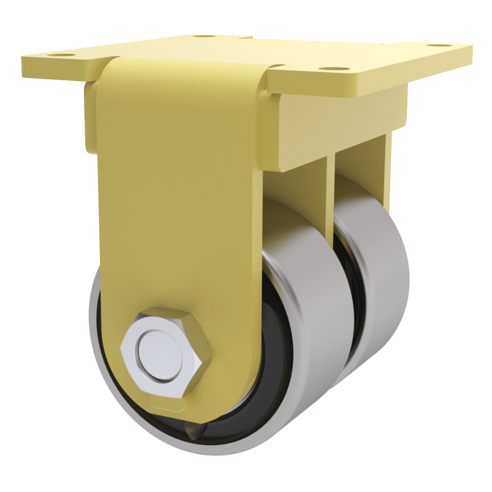 10x4 Dual Wheel Forged Steel Rigid Caster