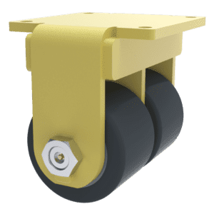 10x3 Dual Wheel H.D. T/R-95 Polyurethane Rigid Caster
