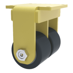 10×3 Dual Wheel H.D. T/R-95 Polyurethane Rigid Caster