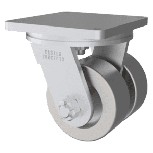 12×5 Dual Wheel Ductile Iron Swivel Caster