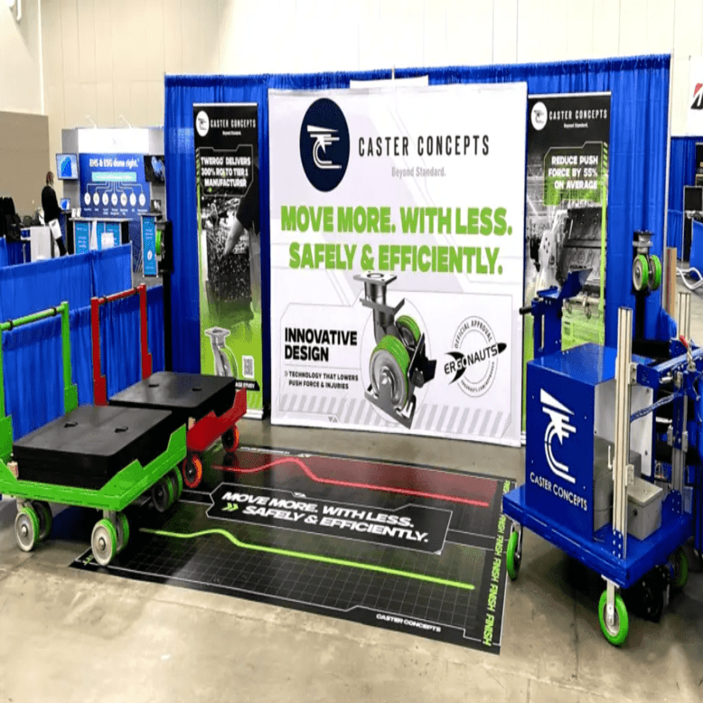Caster Concepts' Booth at Applied Ergonomics 2024