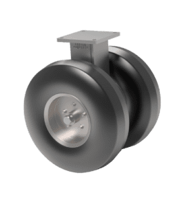 Dual Pneumatic caster wheel