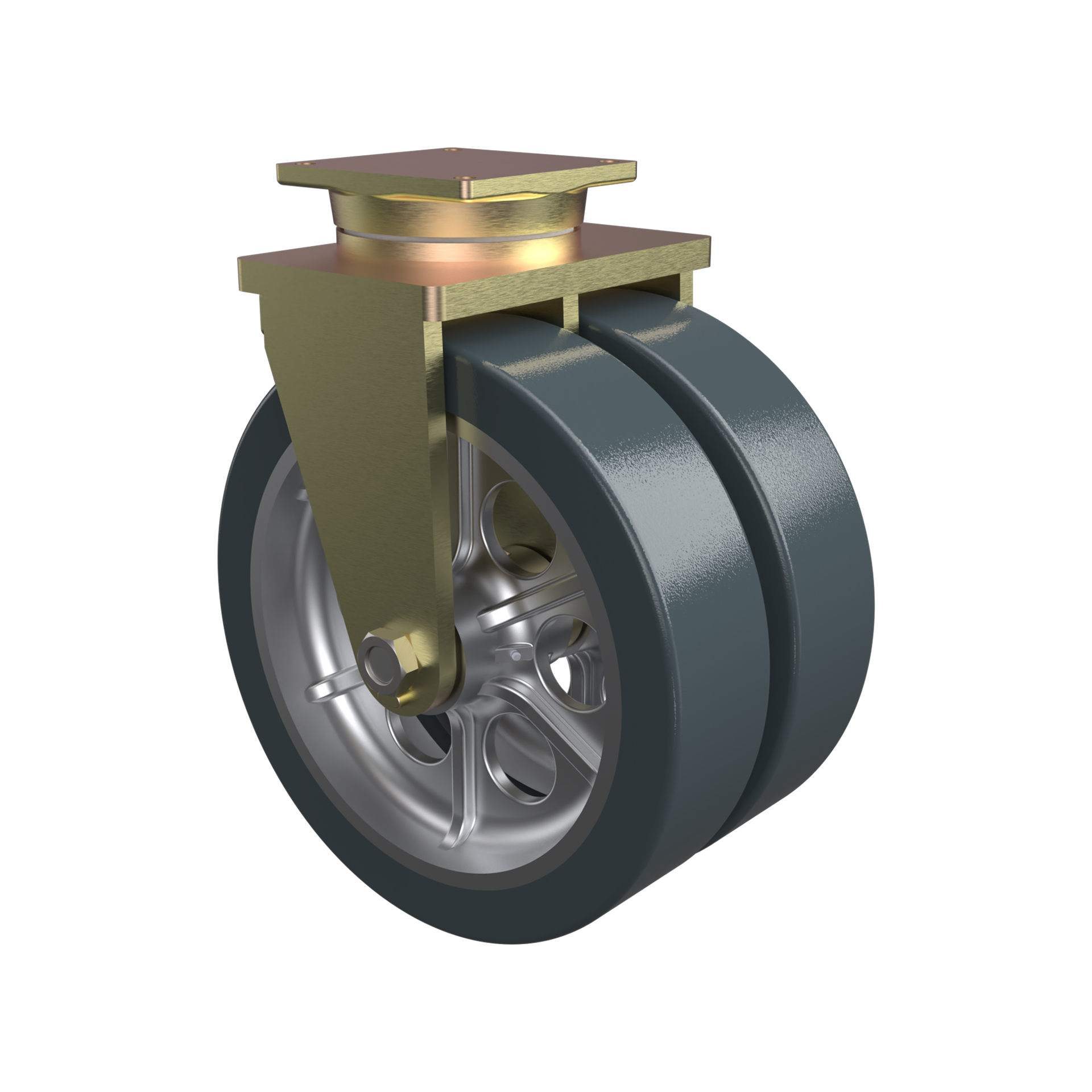 Extra heavy duty casters for 15,000–34,999 lb loads